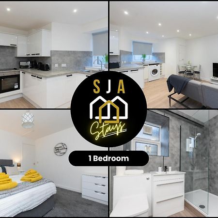 Central City Stay - Sja Stays - 1 Bed Apartment Aberdeen Eksteriør billede